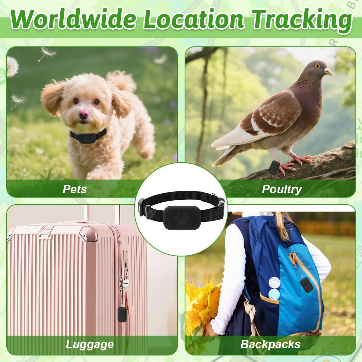 Tayvos Smart Pet GPS Tracker collar fit