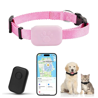 Tayvos Smart Pet GPS Tracker in pink