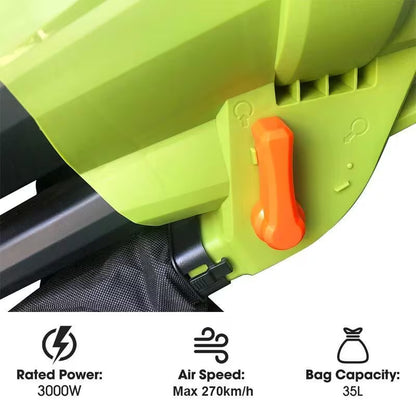 VacoLeaf Cordless Leaf Blower Vacuum 35l