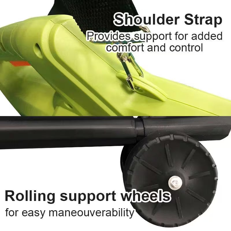 VacoLeaf Cordless Leaf Blower Vacuum wheels