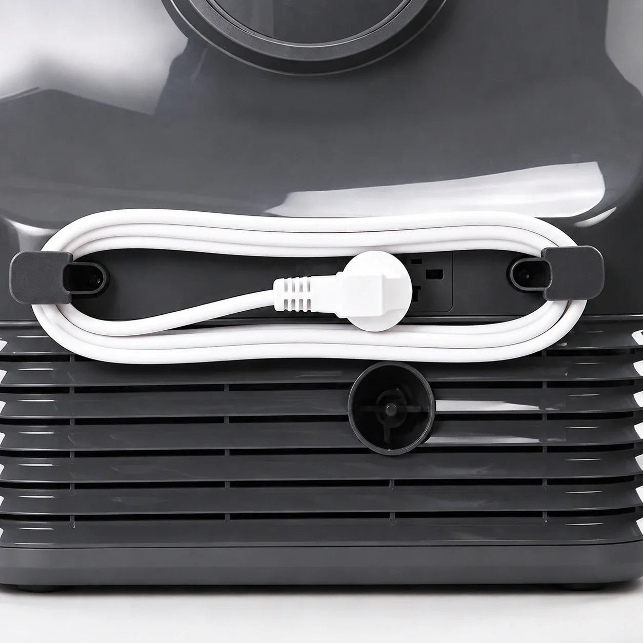 Vakoda Portable Air Conditioner built-in cable storage detail - keeps cables tidy and out of sight