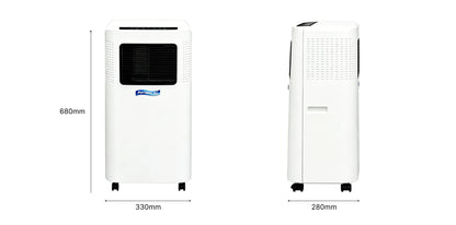 Vakoda Portable Air Conditioner cooling performance overview - 8 key features including 12000 BTU 3-in-1 and 50dB quiet