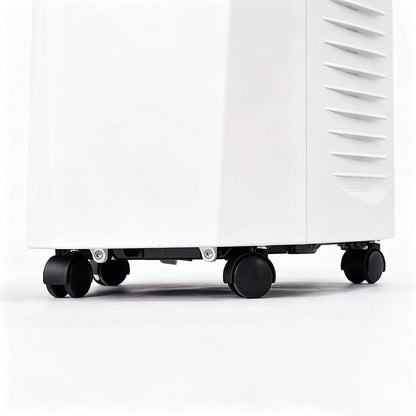 Vakoda Portable Air Conditioner smooth rolling wheels detail - effortless room-to-room mobility