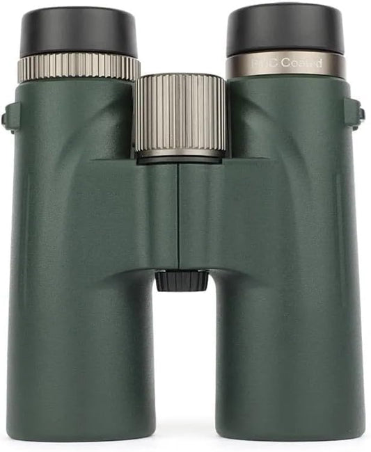 Green Valisus Binoculars with a white background