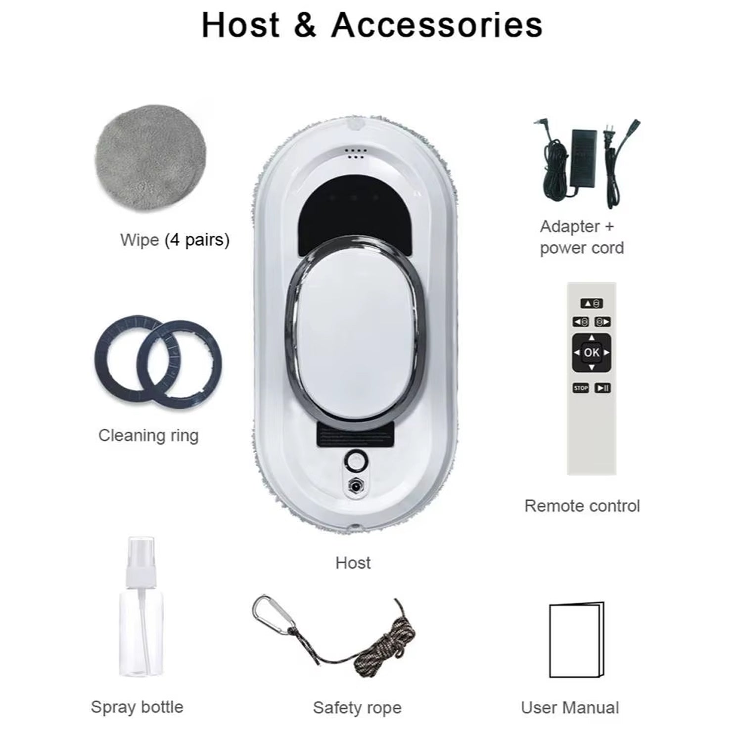 WiniGlide Robot Window Cleaner host 