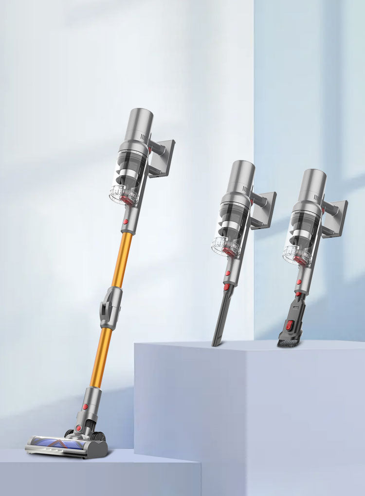 Winix Home Vacuum Cleaner on a white platform with a light blue background