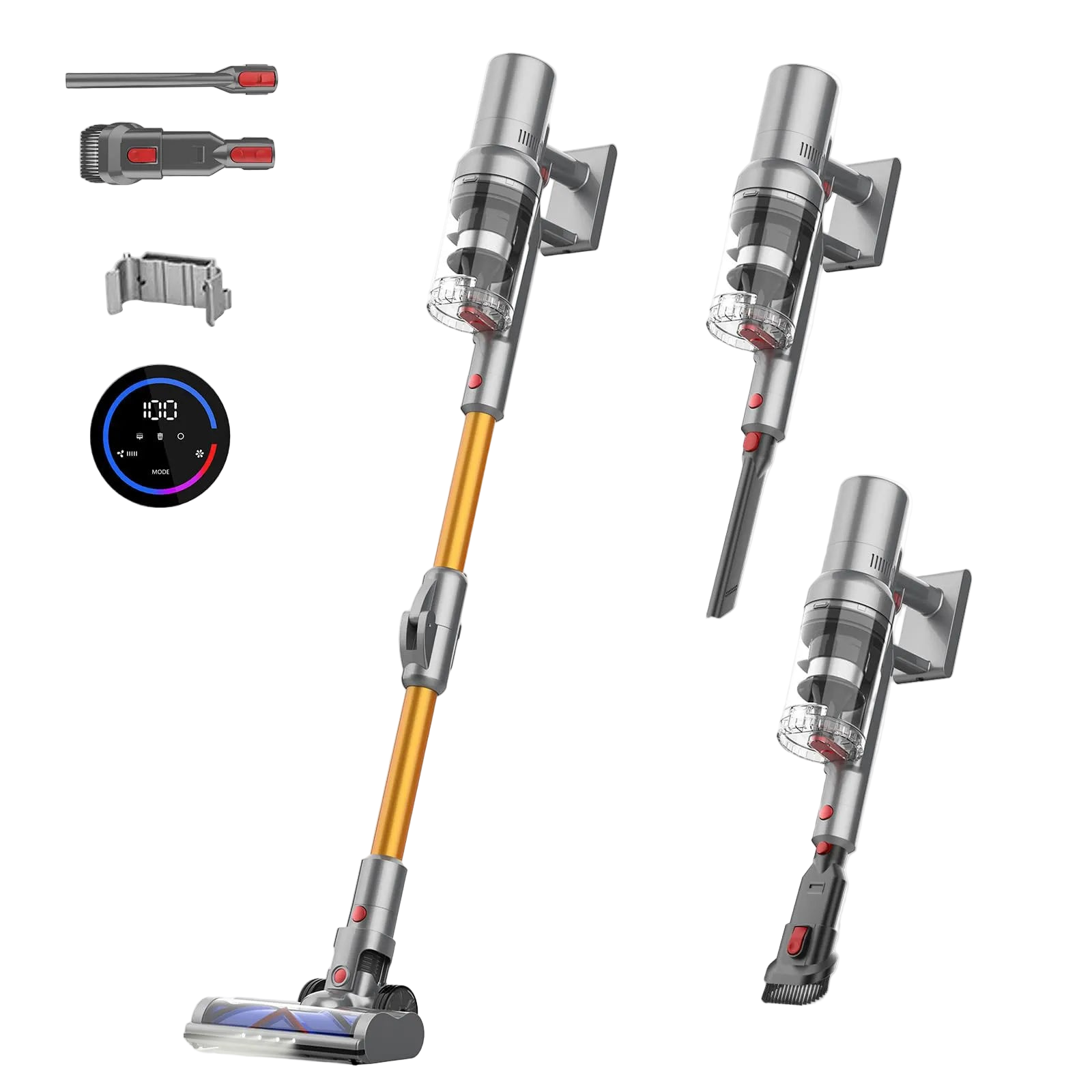 Winix Home Vacuum Cleaner cleaner with attachments on a white background