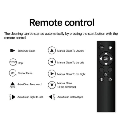 WinoBotto Robot Window Cleaner remote control 