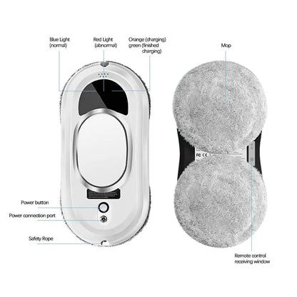 WinoBotto Robot Window Cleaner details 