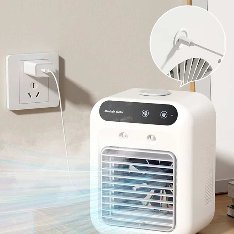 ZensAirex Small Portable Air Conditioner plug