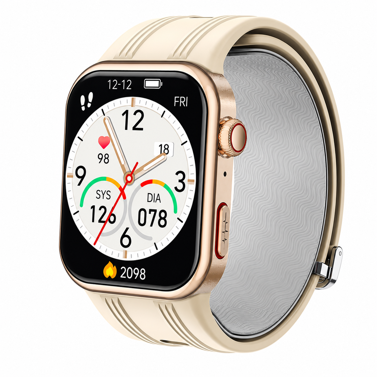 Zenvora Blood Pressure Smartwatch in silver