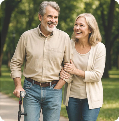 Zenvora Folding Cane with LED Light Unlock Your Body section