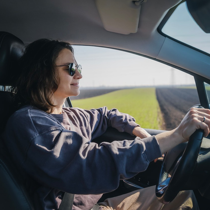 Zenvora Posture Corrector for Women and Men worn while driving