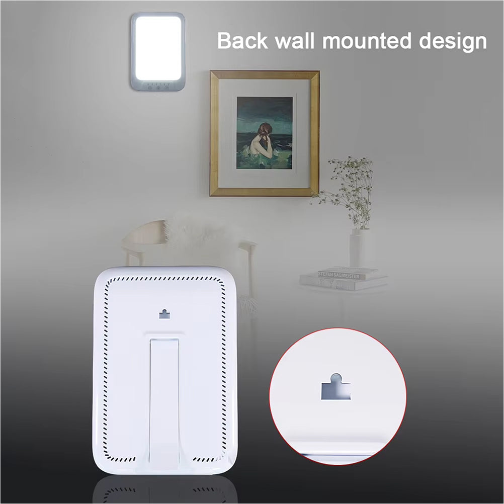 AethGlow Light Therapy Lamp brightness settings