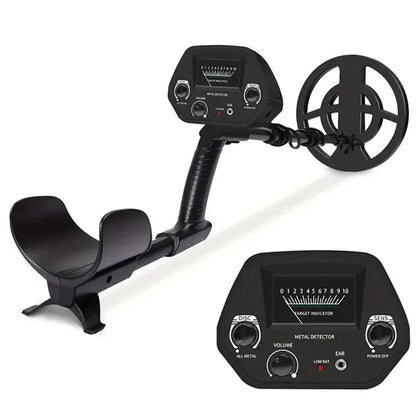 TeroTera Metal Detector with two control panels on a white background
