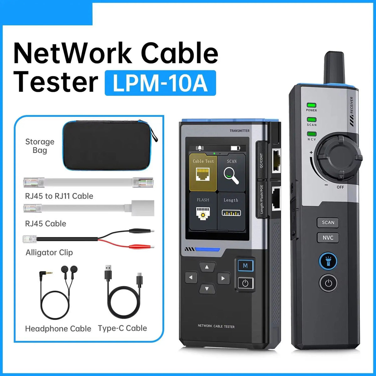 CronzTalin Network Cable Tester main product view