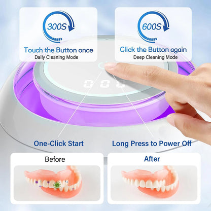 Denturexi Ultrasonic Retainer Cleaner display view