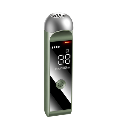 Bovallo LED Screen Breathalyser with a screen displaying numbers on a white background