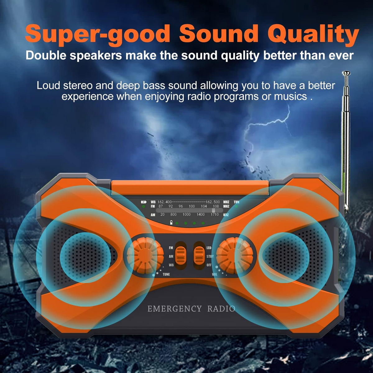 Emerzior Emergency Radio product highlight