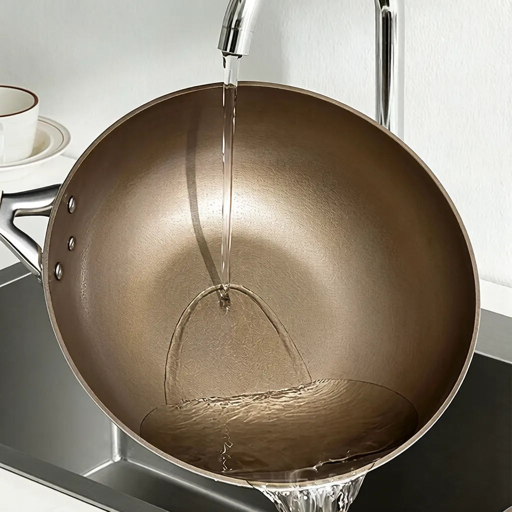 Lumenia Frying Pan Ceramic Glaze Cleaning