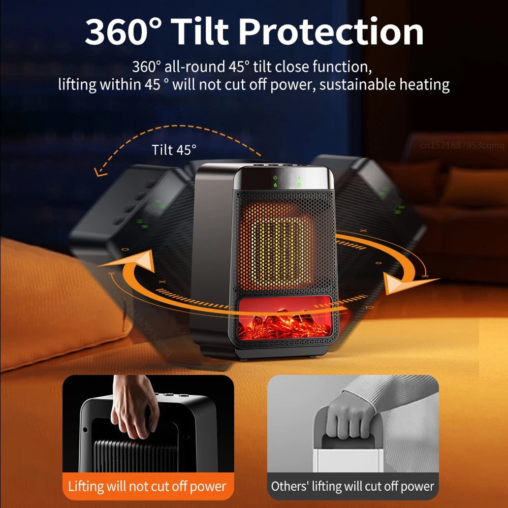 GlowCozi Portable Heater angled view