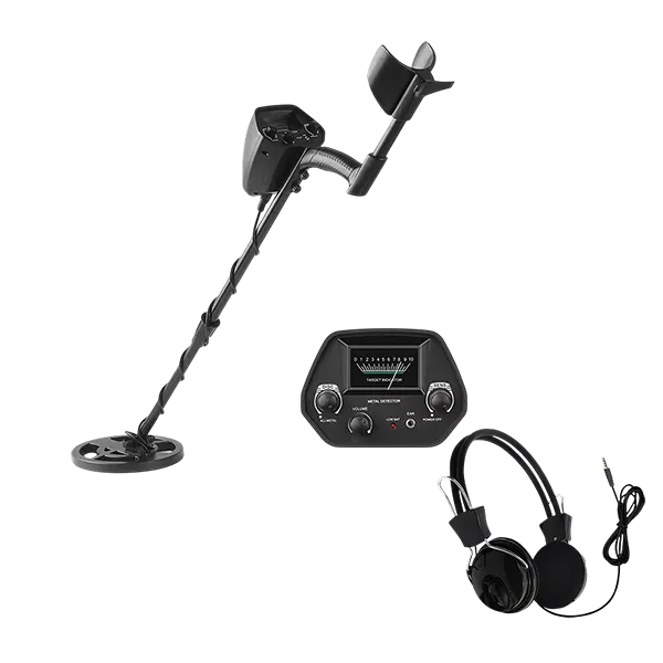 TeroTera Metal Detector with headphones on a white background