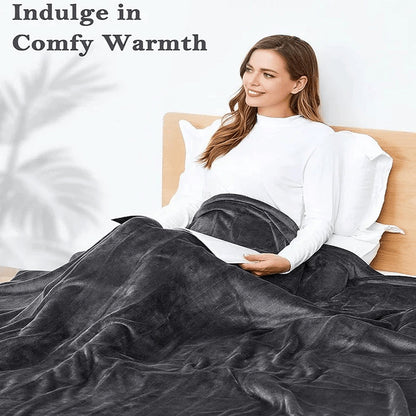 HeatWaci Heated Blanket sofa use