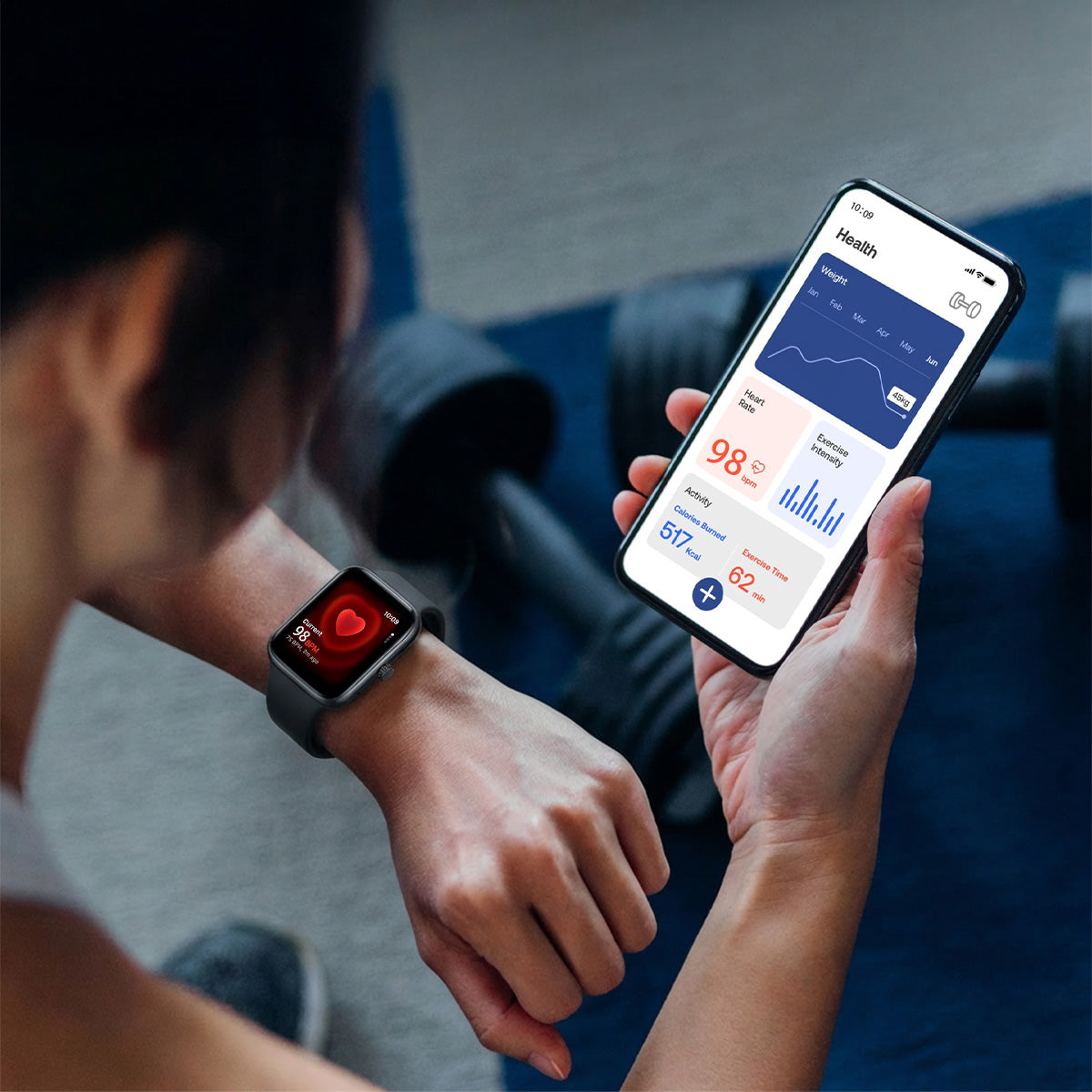 Lumenia Smart Watch Health Monitoring