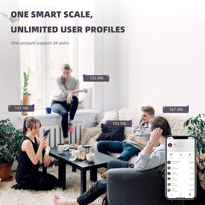 ObeSicale Smart Body Fat Scale app sync