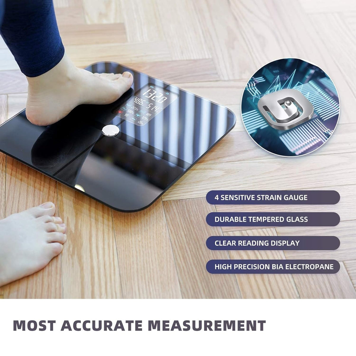 ObeSicale Smart Body Fat Scale body composition metrics