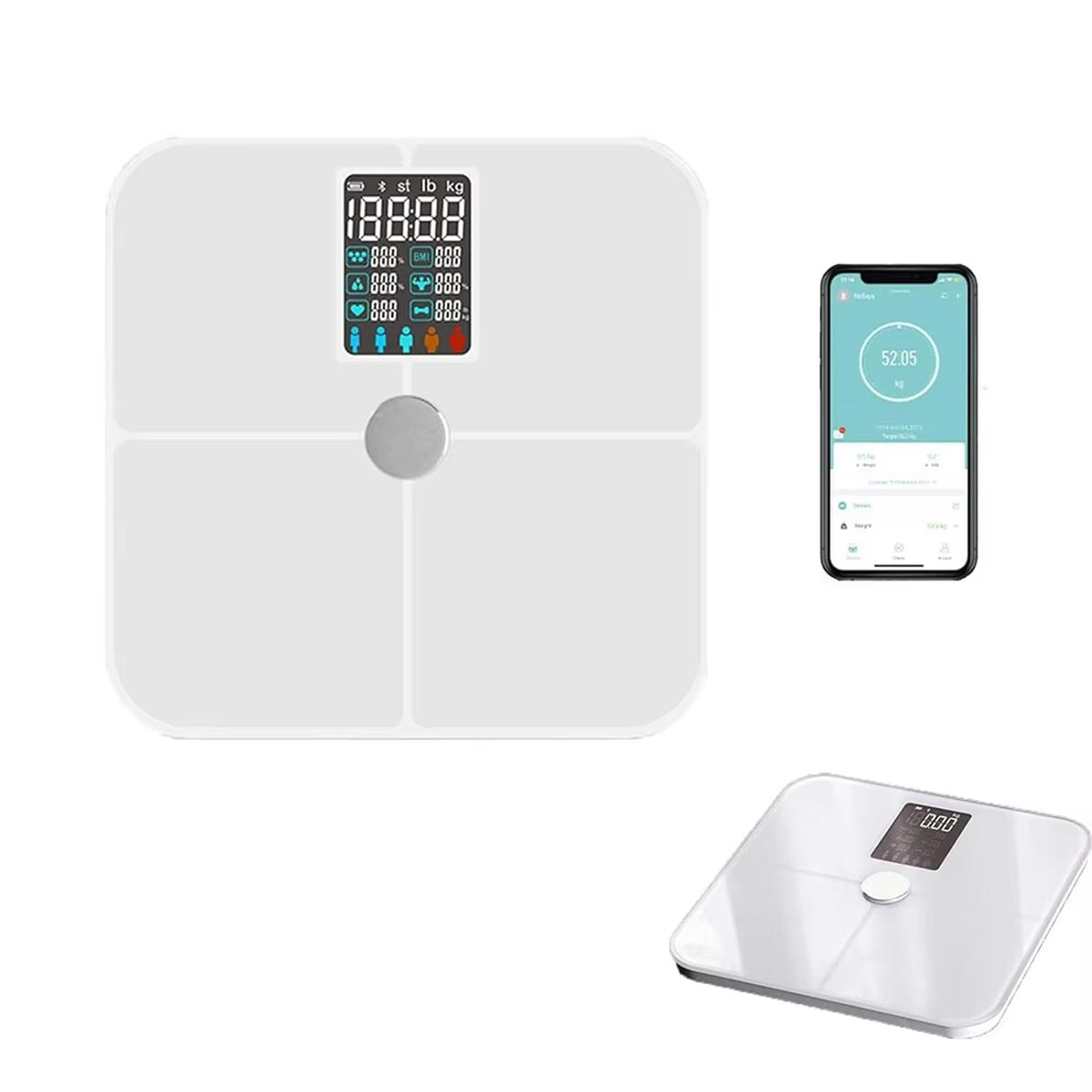 ObeSicale Smart Body Fat Scale size and specifications