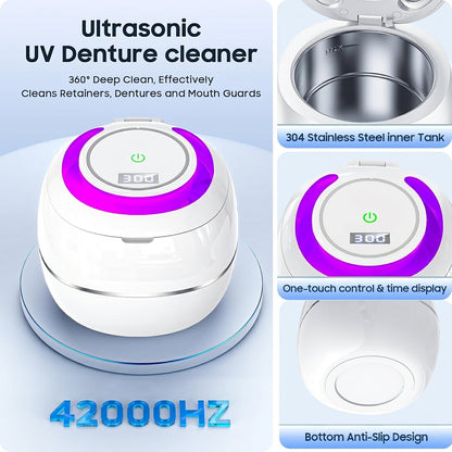 PodWhix Ultrasonic Cleaner side view
