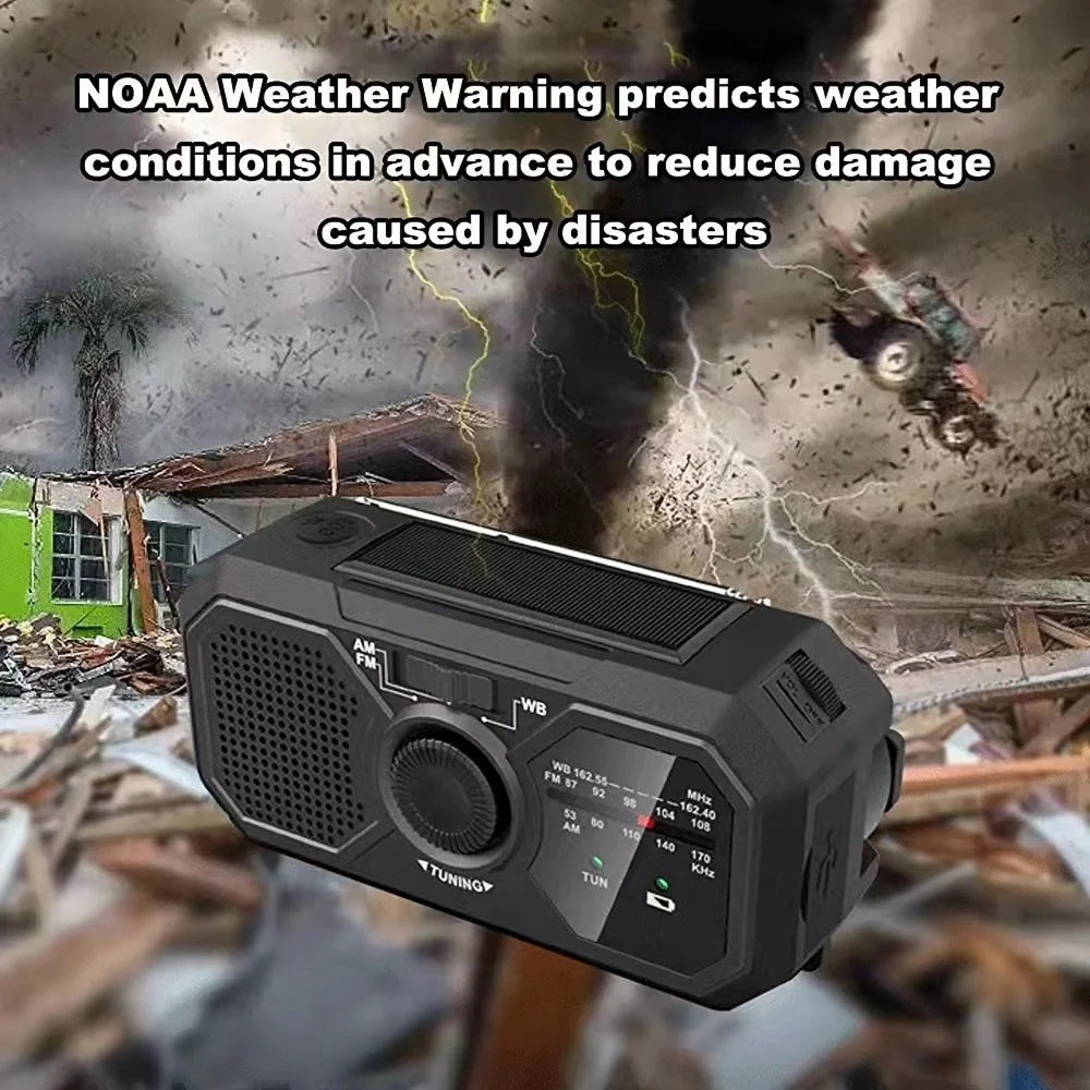 RadnixSkio Emergency Radio radio and controls detail