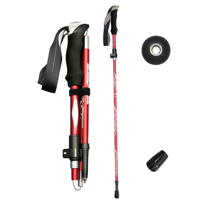 Ironis Hiking Pole - Red Single