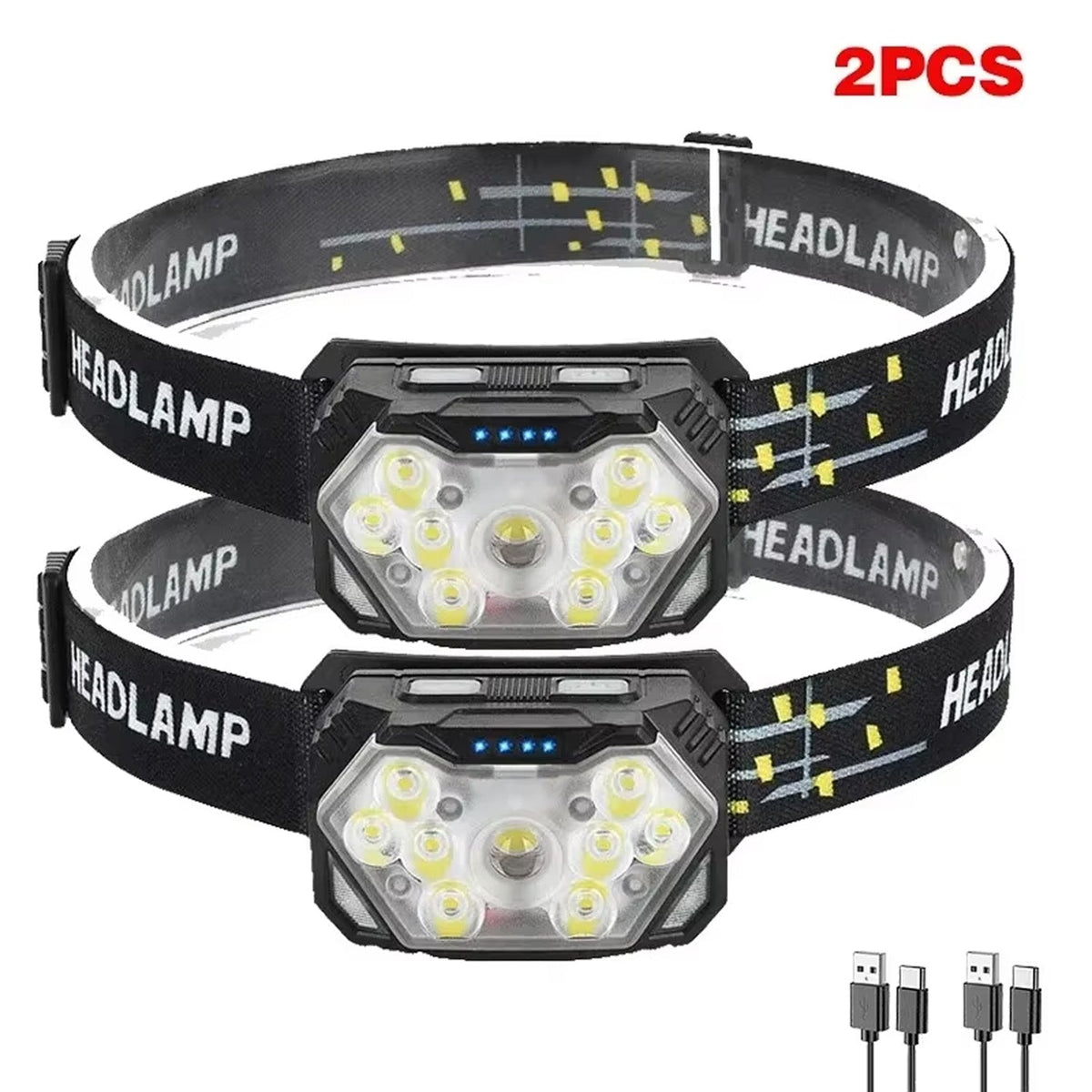 RuniLumax Running Headlamp lighting modes