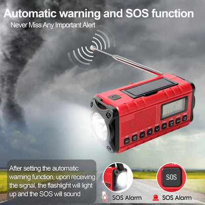 SolTuniex Solar Crank Radio detail view