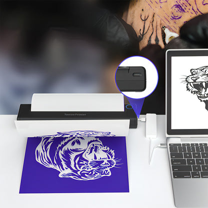Fenzora Tattoo Printer USB-C connectivity