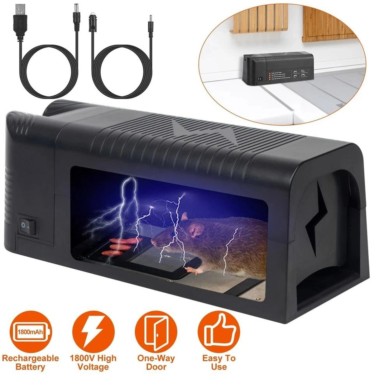 VoltTrapi Electric Rat Trap feature overview