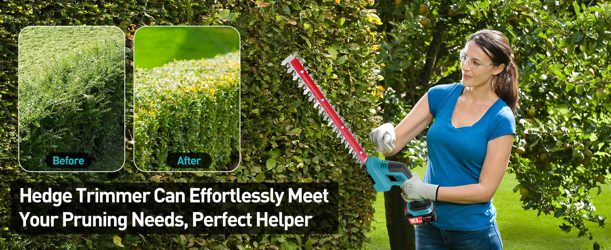 MuxTool Hedge Trimmer Features Banner